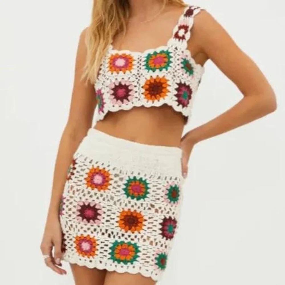 Anthro x Beach Riot Crochet Set - Picture 1 of 16